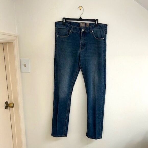 Stitches & Rivets Men's Slim Fit Jeans Premium Denimwear Stretch Denim 3… - Picture 1 of 7